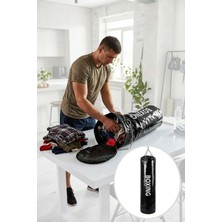 Spor Byfit 70 cm x 25 cm Içi Boş Boks Kum Torbası + Tavan Askı Aparatı - Boş