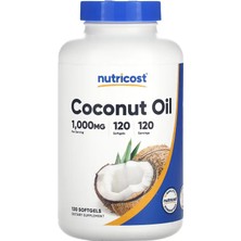 Nutricost Extra Virgin Coconut Oil 1,000 Mg 120 Softgels
