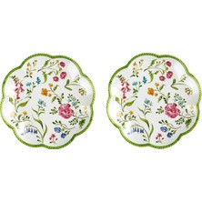 LuckyArt Laurus Melamin 23CM 2'li Tabak Seti