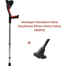 PremiumPort Kırmızı Fransız Advance Koltuk Değneği, Şıklık ve Konfor Sunar