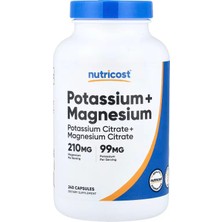 Nutricost Potassium Citrate + Magnesium Citrate 240 Capsules