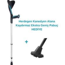 PremiumPort Turkuaz Kanedyen, Fransız Advance Koltuk Değneği, Şık ve Kullanışlı Ürün