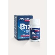 Axapivex Vitamin B12 1000 Mcg 60 Tablet – Enerji & Bağışıklık Destek Vitamin Takviyesi