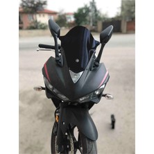 B1 Moto Yamaha R25 Siperlik Camı 2015-2018 Uyumlu- Siyah