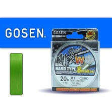 Gosen W8 Hard Type PE 8 Örgü Spin İp Misina 150mt Açık Yeşil  1.0 PE