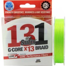 Sufix 131 G-Core X13 İp Misina NEON CHARTREUSE 0.128MM - 150M - 6.8KG
