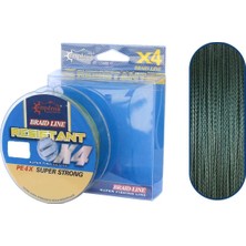 Captain Resistant PE 4 Kat İp Misina 100mt Yeşil  0.12 MM