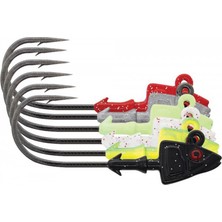 Mustad Sd824 Shad Jighead Yapay Yemi CH - CHARTREUSE 10GR - 3LU - 3-0