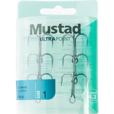 Mustad Olta İğnesi TR 78 BLN 6 lı METALİK SİYAH NO:1-0