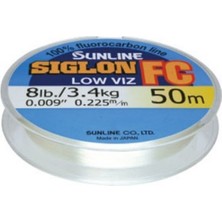 Sunline Siglon Fluorocarbon Misina CLEAR 0.380MM - 50MT - 9.10KG