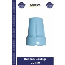 PremiumPort Dayanıklı Kauçuk Kaymaz Yedek Baston Lastiği 22 Mm, Ortopedik ve Siyah