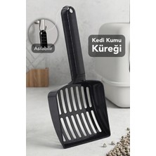 Meleni Home Kedi Kumu Küreği - Asılabilir Havalandırma Temizleme Kedi Kumu Eleği