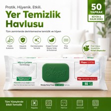 Sleepy Easy Clean Yer Temizlik Havlusu 50 Yaprak – Mopa Uyumlu Büyük & Kalın Doku – Doğal Formül (Beyaz Sirke & Karbonat) – Tüm Zeminler Için Islak Temizlik Bezi