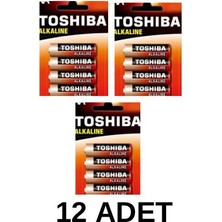 Toshiba Alkaline AA LR6 1.5V Kalem Pil - 12’li Avantaj Paketi