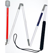 PremiumPort Yolculukta Güvenle Kullanılan Dayanıklı ve Hafif Görme Engelli Bastonu