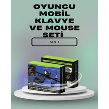 Mobil Oyunlar Için Klavye, Mouse ve Dönüştürücü Seti Midastech