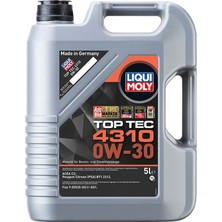 Liqui Moly Lıquı Moly 0W30 Motor Yağı Tam Sentetik Top Tec 4310 5 Litre LQM-2362