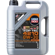 Liqui Moly Lıquı Moly 0W30 Vw Motor Yağı Tam Sentetik Top Tec 4210 5 Litre LQM-21605