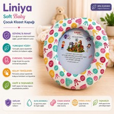 Liniya Soft Baby Çocuk Klozet Kapağı – Yumuşak Süngerli Lazımlık Adaptörü – Evrensel Tuvalet Oturağı – Bpa Içermez – Taşınabilir Bebek Wc Aparatı