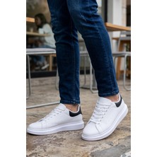 In Step Urban Comfort Serisi: Beyaz Deri Erkek Minimalist Sneakers