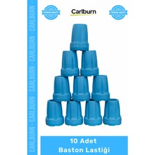 PremiumPort 10 Adet Kauçuk Baston Lastiği, Dayıklı ve Kaymaz, Standart Uyumlu