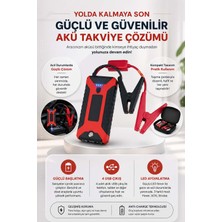 FaroxTech Taşınabilir Akü Takviye Cihazı 20000MAH 12V Araç Çalıştırma Powerbank Jump Starter