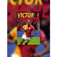 Tugo A4 Boyutunda Metal Victor Osimhen Tablosu