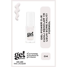 Golden Rose Gel Power Gel-Like Nail Lacquer - No: 04 - Jel Parlaklığında Oje