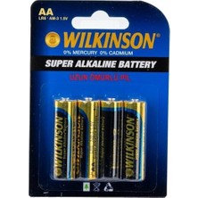 Wilkinson Pil Kalem Pil Alkalin 4 Lü Aa 1.5V LR06 0909 3559