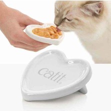 Hagen Catit Cosmotex Catit Creamy Sıvı Ödül Dondurma Kabı Seramik Kalp