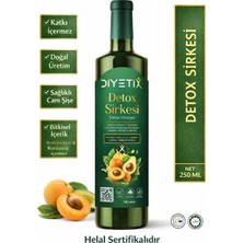Diyetix Detox Sirke 250 ml | Doğal Fermente, Katkısız & Şekersiz Günlük Kullanım