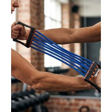 Direnç Lastiği Egzersiz Bandı Çok Fonksiyonlu Kol Bacak Göğüs Antrenman Seti - Lisinya