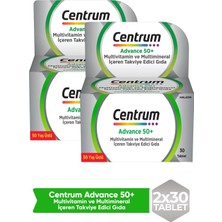 Centrum Advance 50 Yaş Üstü 30 Tablet 2 Adet