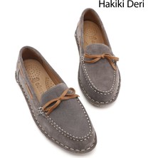 Gönderi(r) Kadın Vizon Süet  Fiyonklu Hakiki Deri Comfort Loafer