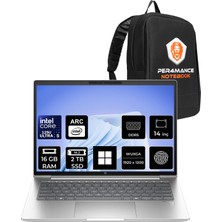 HP Elitebook 840 G11 Core Ultra 5 125H 16GB RAM 2TB SSD 14" FHD+ Win11 Home 970V6ETPN354 Notebook + Per4 Çanta