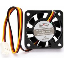 Marxlow 40X40X10 4cm 3 Kablolu Dc Fan 24V 3p 0.10A