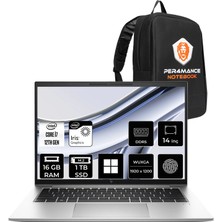 HP Elitebook 840 G9 i7 1255U 16GB RAM 1TB SSD 14" FHD+ Win11 Home 9M431ATPN353 Notebook + Per4 Çanta