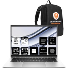 HP Elitebook 840 G9 i7 1255U 32GB RAM 512GB SSD 14" FHD+ Win11 Home 9M431ATPN362 Notebook + Per4 Çanta