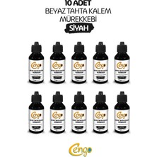 Özbience 10 Adet Siyah Tahta Kalemi Mürekkebi 100 ml Seti