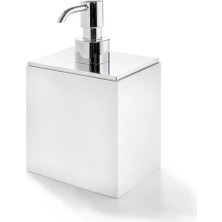 Treesseci Bemood White Sıvı Sabunluk, Tezgah Üstü - Beyaz/krom