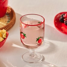 Karaca Strawberry Kadeh 390 ml Kırmızı
