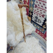 PremiumPort El Yapımı Elma Ağacı "derby Handle" Baston, Şık ve Doğal Tasarım