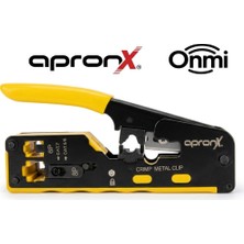 Apronx APX-CR45 RJ45 RJ11 Yeni Nesil Pense Seti Cat5/cat6/cat7 Yedek Bıçaklı