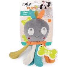 Cosmotex Afp Pups - Octopus Peluş Ahtapot Yru Köpek Oyun.