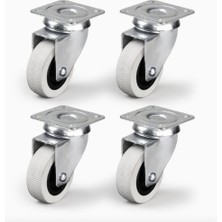 Dorasan 4 Adet 50X20 mm Çift Bilyalı Tablalı Teker - Hts 331