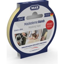  mas krepe bandı maskeleme bantı 12 mm x40 metre 2647