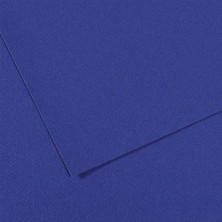 Canson Dokulu Fon Kartonu Mavi Mi-Teintes 50X65Cm 160 Gram Blu 595 (10 Lu Paket)