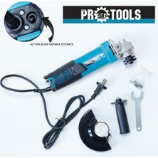 GVN PROTOOLS Profesyonel Avuç Taşlama (Spiral) Makinesi | Alttan Tetikli - 125 mm – Ergonomik ve Güçlü