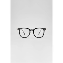 Abluka Online Unisex Nova Kemik Çerçeve Oval Gözlük Siyah
