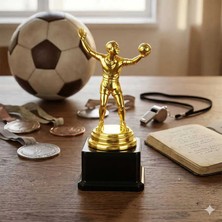 Best Hediye Voleybol Figürlü Ödül Kupası-yazı baskı dahil